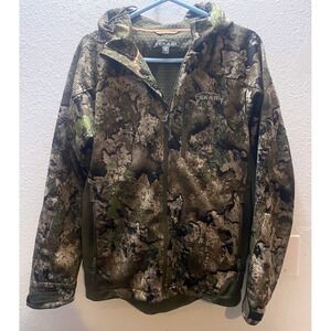 Tekari XRC Camouflage Full Zip Hoodie Jacket Men's Size Small Hooded Activewear